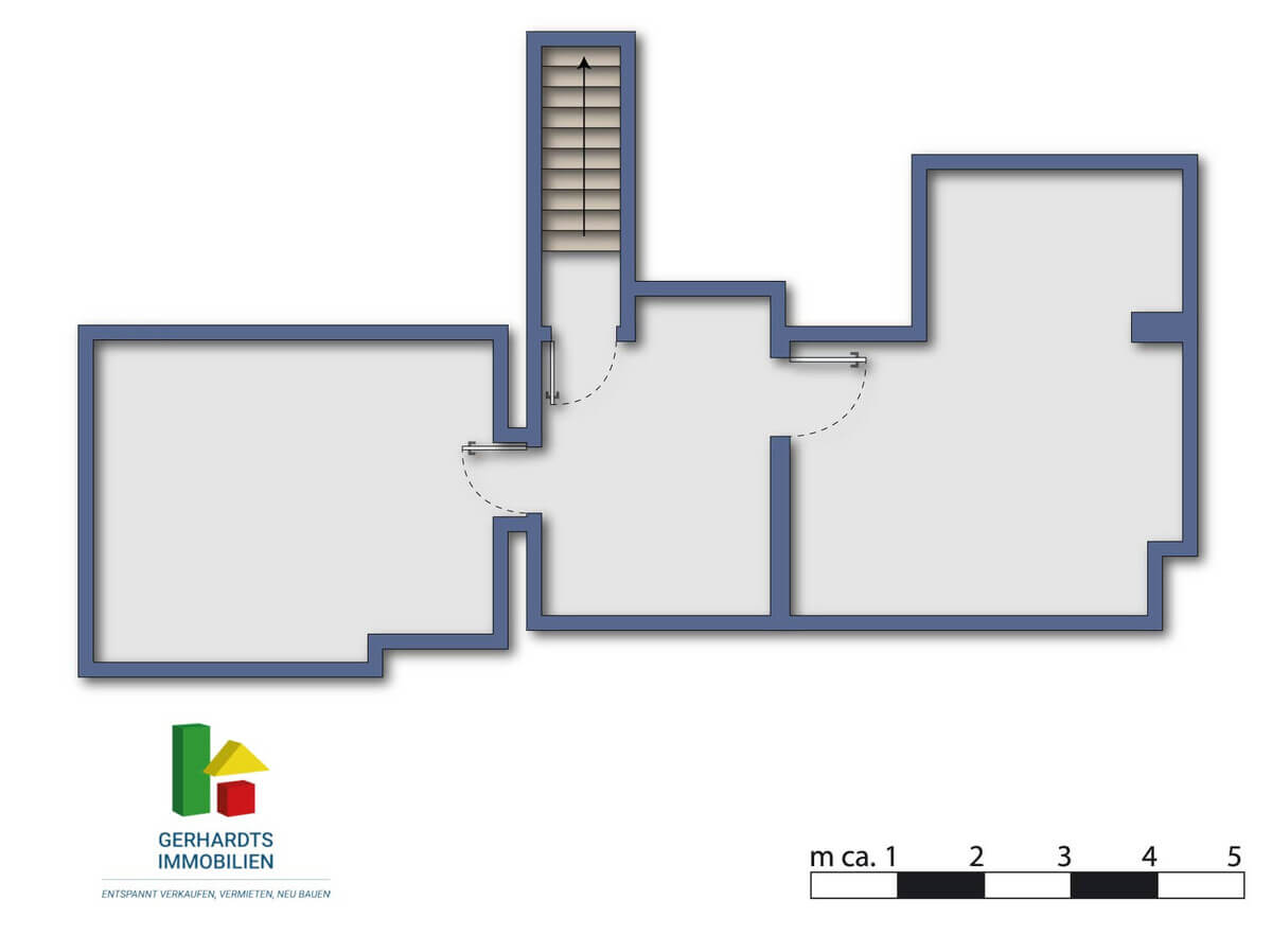 Haus mit Ladenlokal kaufen Brüggen – Grundriss Skizze Keller Haus mit Ladenlokal kaufen Brüggen - Grundriss Skizze Keller