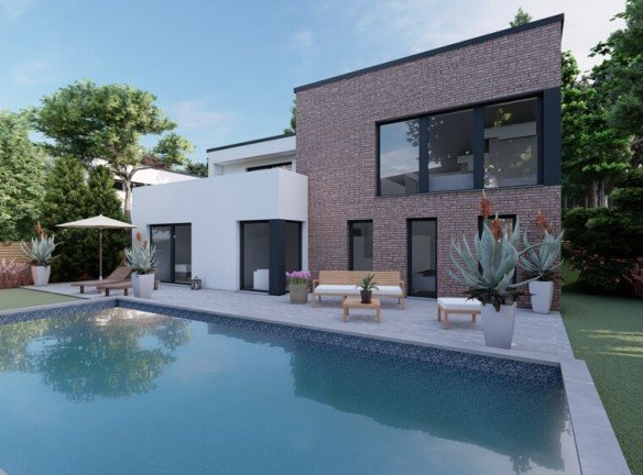 Architektenvilla in Bensberg: Ihr projektiertes Zuhause am Waldrand