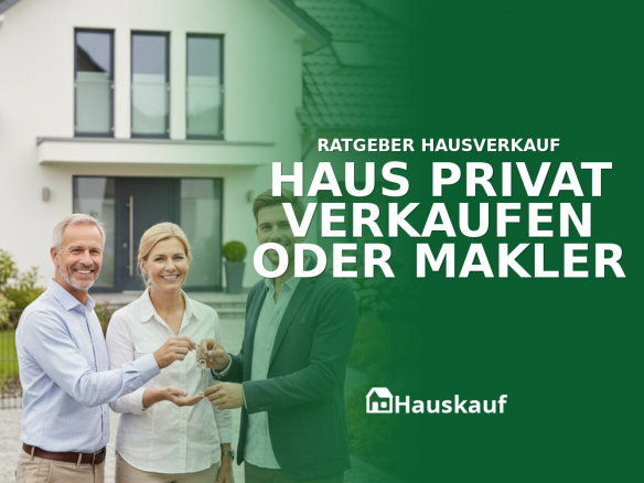 Ein glückliches Paar übergibt lächelnd die Schlüssel nach einem erfolgreichen Haus privat verkaufen oder mit Makler.